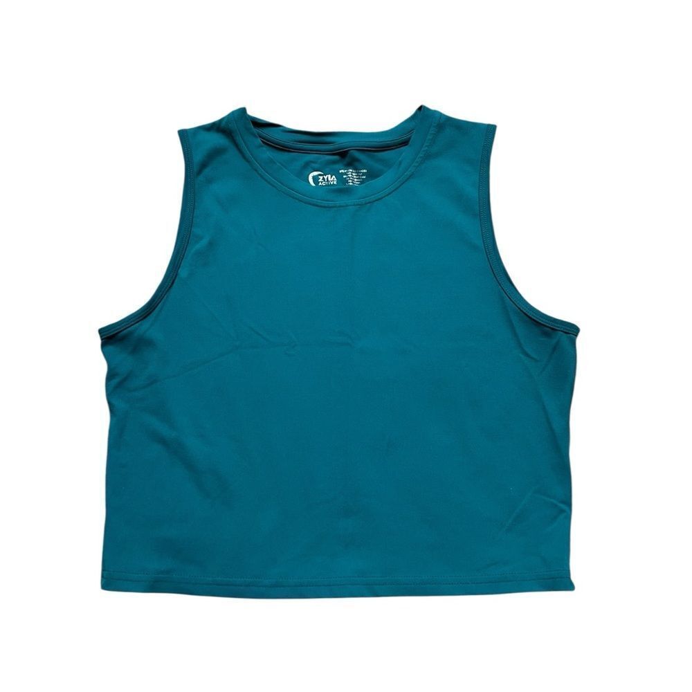 ZYIA Active Tank Top Green Teal Size XXL